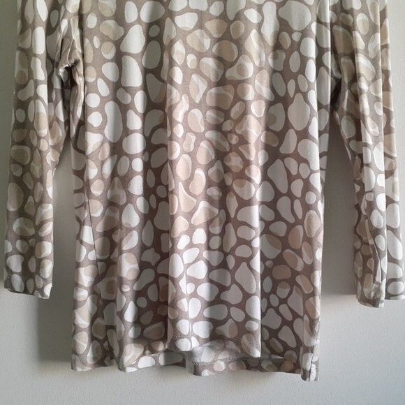 Corvino Neutral Prints Women's Long Sleeved Top Small - Picture 6 of 9